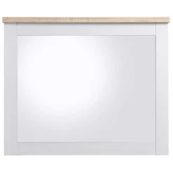 Wohnen Spiegel|Flurspiegel*Spiegel in Weiß & Sonoma-Eiche Dekor - Nudion