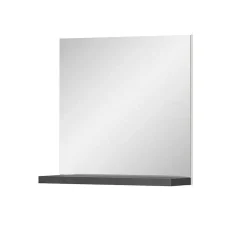 Wohnen Spiegel|Flurspiegel*Spiegel mit Ablage in Dunkelgrau - Suad