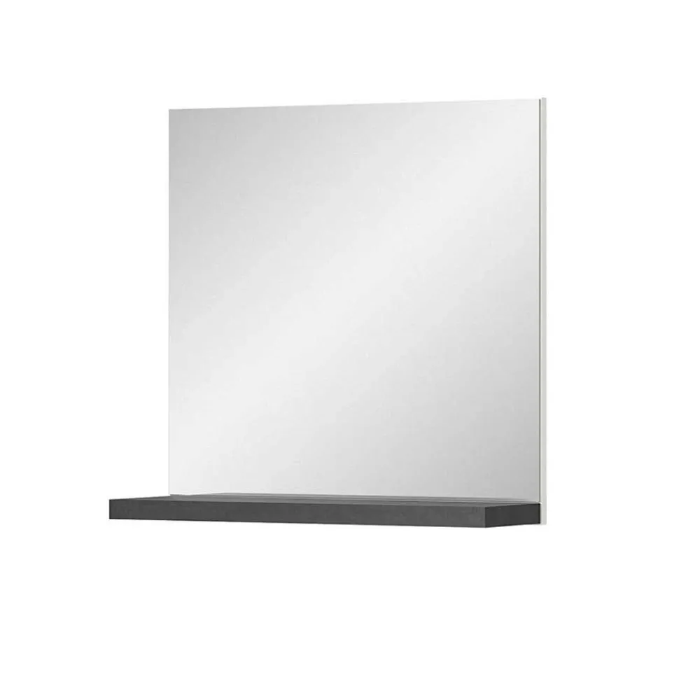 Wohnen Spiegel|Flurspiegel*Spiegel mit Ablage in Dunkelgrau - Suad