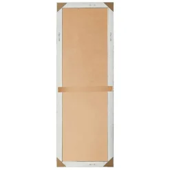 Wohnen Spiegel mit Holzrahmen in Schwarz Silber - Aphrano