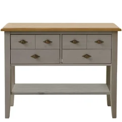 Wohnen Garderoben|Garderoben*Spiegel mit Kommode Cempino in Grau (zweiteilig)