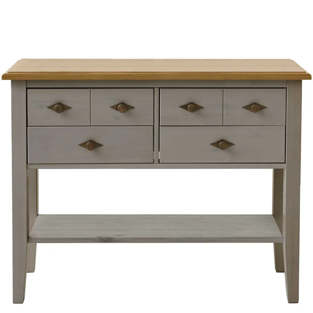 Wohnen Garderoben|Garderoben*Spiegel mit Kommode Cempino in Grau (zweiteilig)