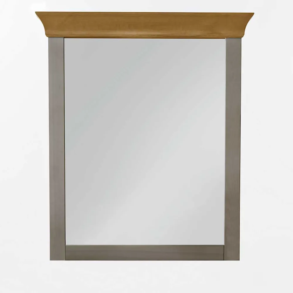 Wohnen Garderoben|Garderoben*Spiegel mit Kommode Cempino in Grau (zweiteilig)