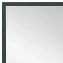 Wohnen Spiegel mit Regal in Dunkelgrün - Aqua