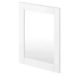 Wohnen Spiegel mit weißem Massivholzrahmen - Indico