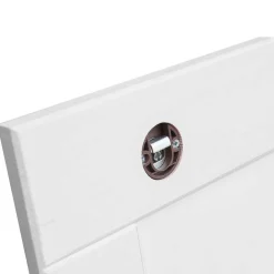 Wohnen Spiegel mit weißem Massivholzrahmen - Indico