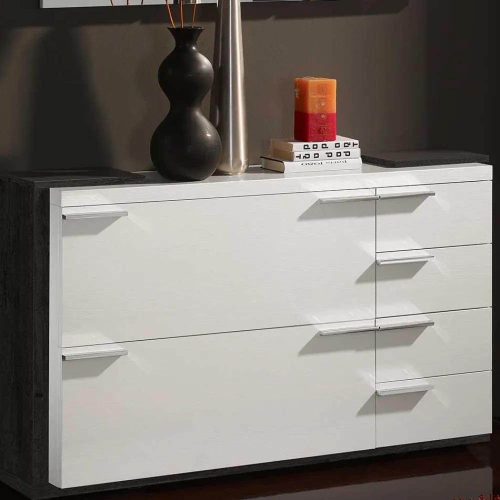 Wohnen Garderoben|Garderoben*Spiegel Set & Schuhschrank - Alexandra (zweiteilig)