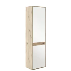 Wohnen Spiegeltür-Flurschrank in Wildeiche Optik - Vapposia