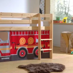 Wohnen Kindermöbel|Kinderbetten*Spielbett Hochbett Feuerwehr für Kinder - Vienna