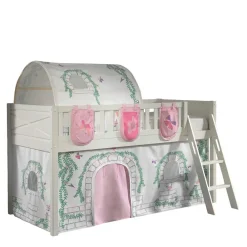 Wohnen Jugendbetten|Kindermöbel*Spielbett Kinderhochbett Schloss und Schmetterlinge - Brandon