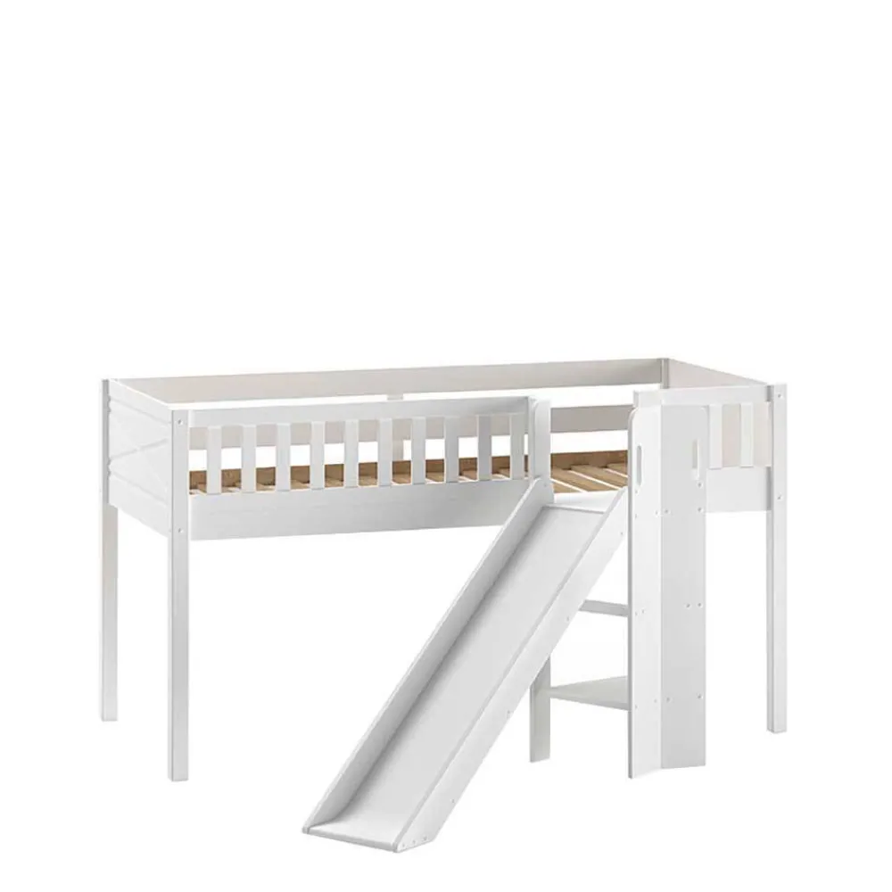 Kinder Wohnen Spielbett mit schräger Rutsche Prinzessin - Novelya