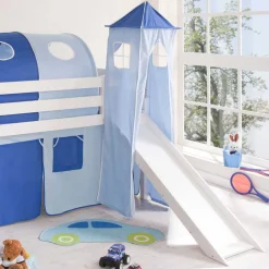 Wohnen Jugendbetten*Spielbett Normandie mit Rutschturm