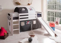 Kinder Wohnen Spielbett Turner in Kiefer Massivholz