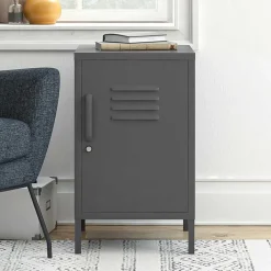 Wohnen Spind Optik Kommode mit Tür - Vespania