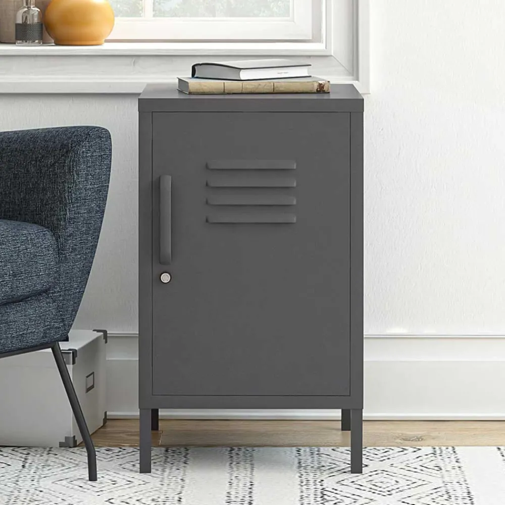 Wohnen Spind Optik Kommode mit Tür - Vespania