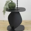 Wohnen Designermöbel*Stahl Beistelltisch in Schwarz pulverbeschichtet - Acapella