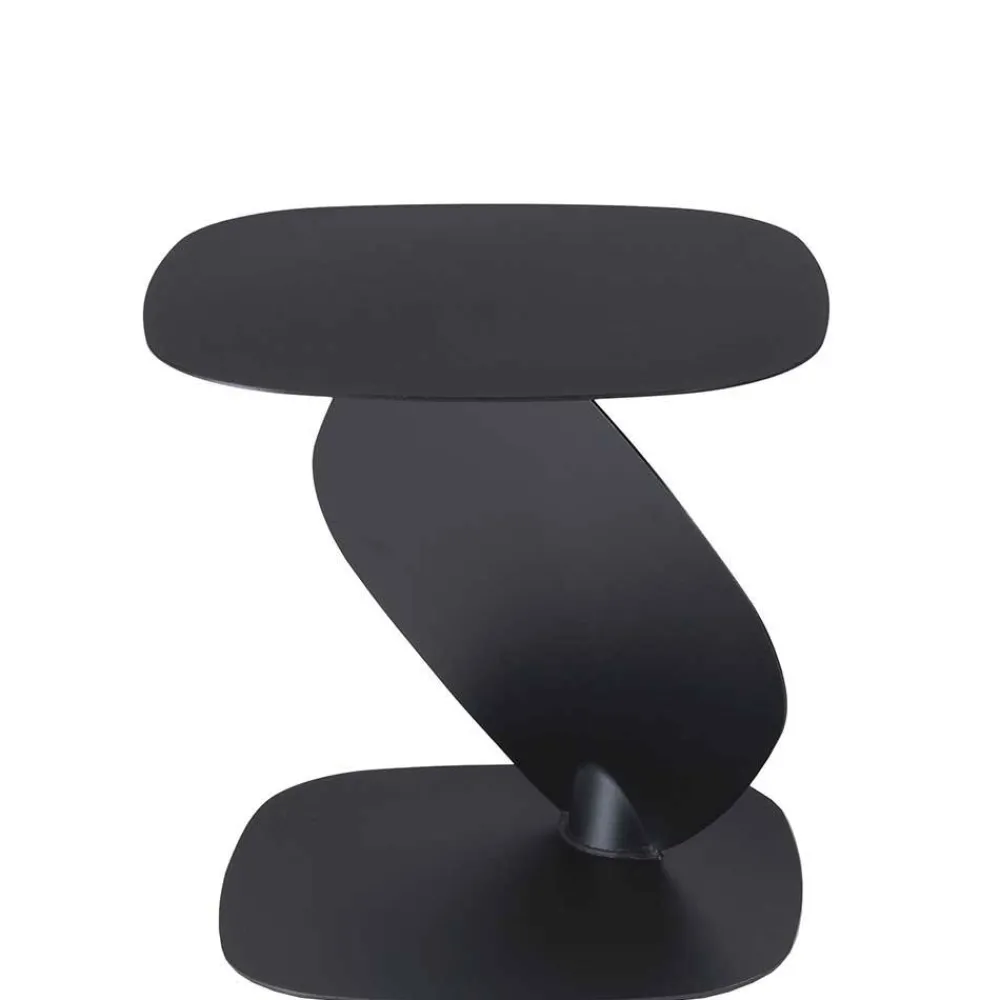 Wohnen Designermöbel*Stahl Beistelltisch in Schwarz pulverbeschichtet - Acapella