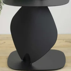 Wohnen Designermöbel*Stahl Beistelltisch in Schwarz pulverbeschichtet - Acapella