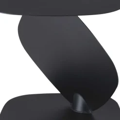 Wohnen Designermöbel*Stahl Beistelltisch in Schwarz pulverbeschichtet - Acapella