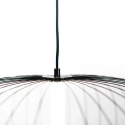 Wohnen Lampen & Leuchten*Stahl Draht Hängeleuchte in Schwarz - Eradesca