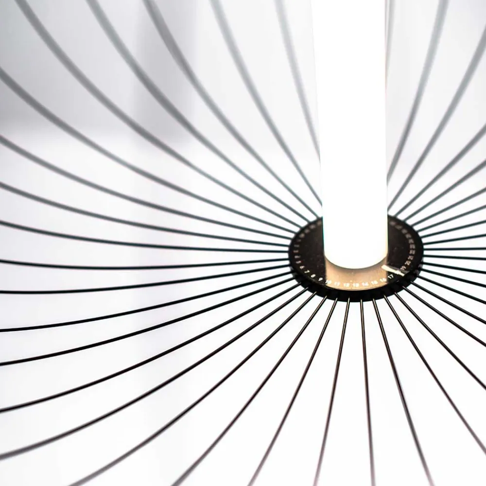 Wohnen Lampen & Leuchten*Stahl Draht Hängeleuchte in Schwarz - Eradesca