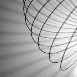 Wohnen Lampen & Leuchten*Stahl Draht Hängeleuchte in Schwarz - Eradesca