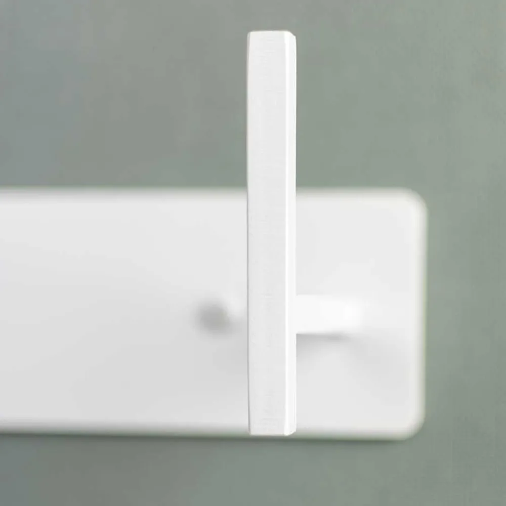 Wohnen Stahl 3er Hakenleiste in Weiß - Kingston