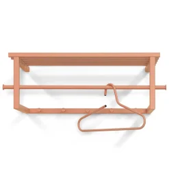 Wohnen Garderoben|Garderoben*Stahl Garderobe in Terracotta pulverbeschichtet - Simonas