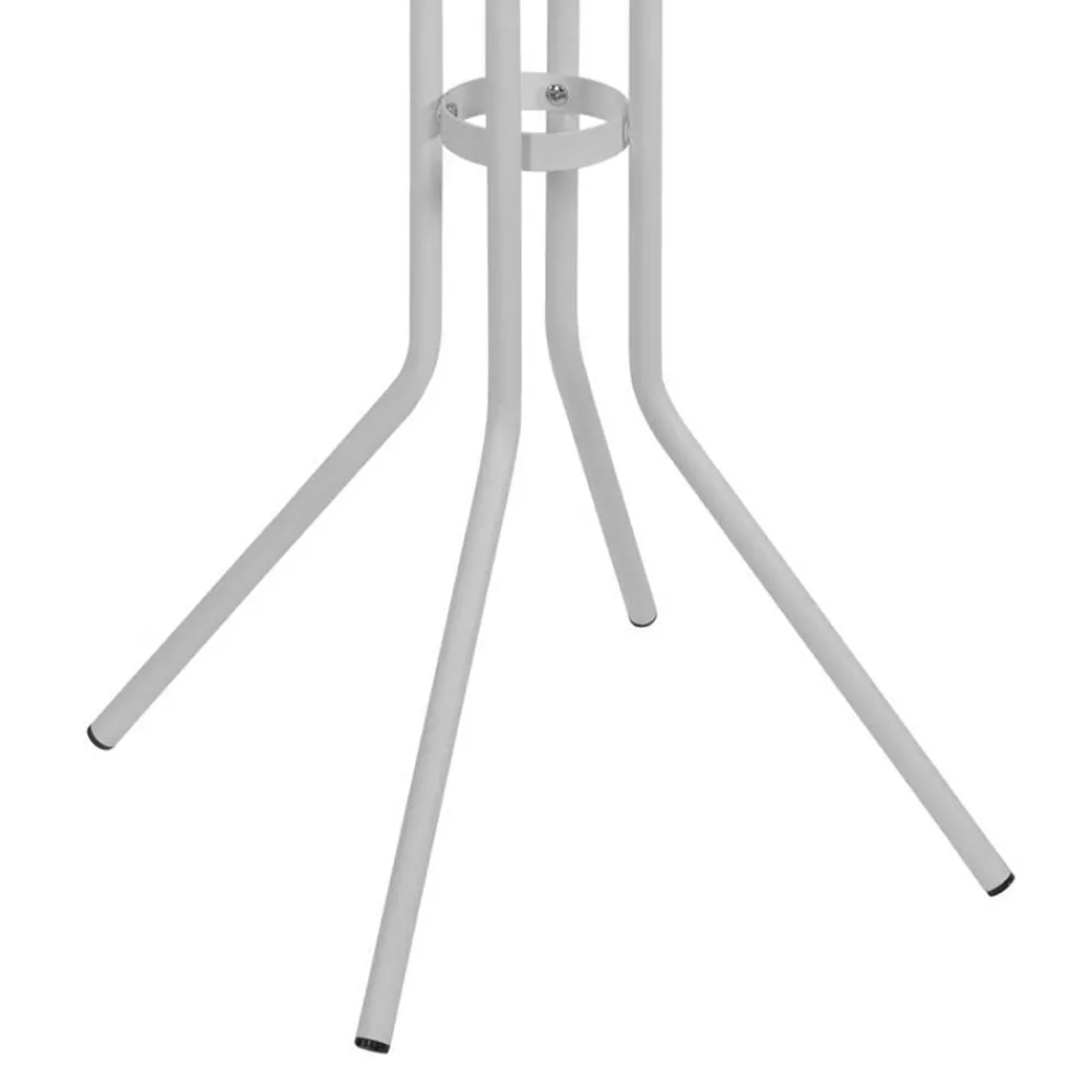 Wohnen Kleiderständer|Bürogarderoben*Stahl Garderobenständer in Weiß - Enzigo