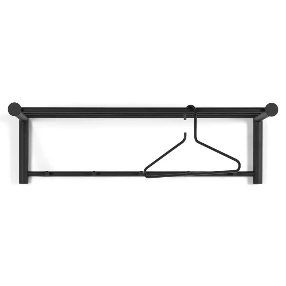 Wohnen Stahl Hängegarderobe in Schwarz - Sortho