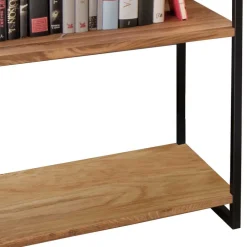 Wohnen Esszimmerregale|Regale*Stahl Regal mit 6 Wildeiche Böden - Sluganov