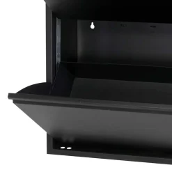 Wohnen Stahl Schuhkipper in Schwarz - Drahina