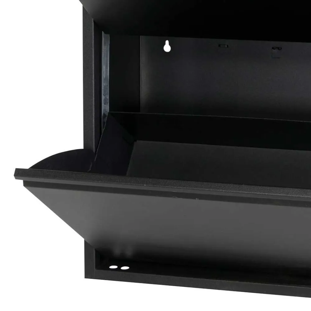 Wohnen Stahl Schuhkipper in Schwarz - Drahina