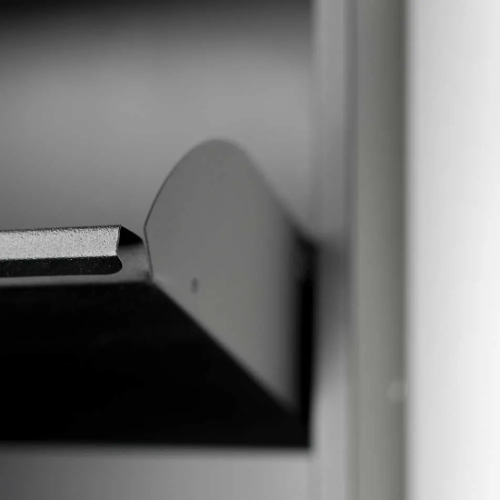 Wohnen Stahl Schuhkipper in Schwarz - Drahina