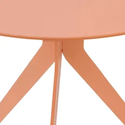 Wohnen Küchentische|Esszimmertische*Stahl-Beistelltisch in Terracotta - Mala