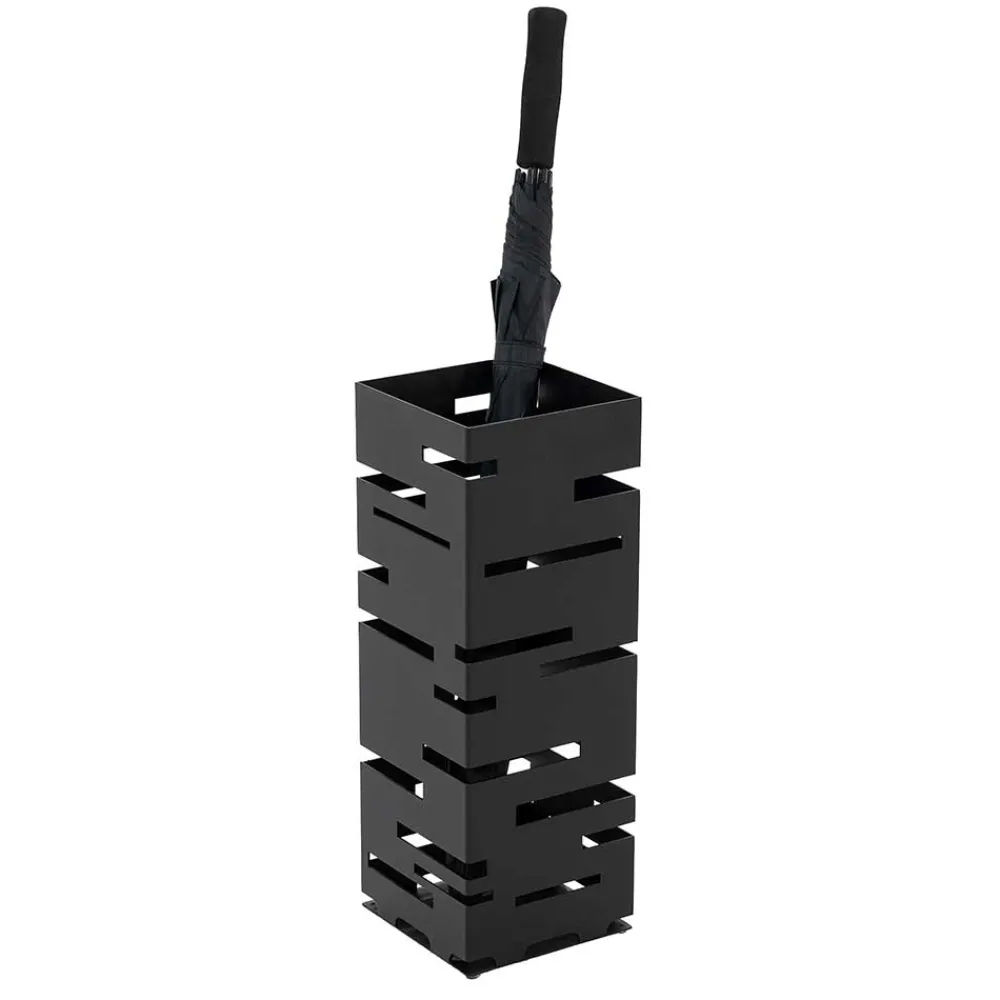 Wohnen Stahl-Schirmständer in Schwarz - Lining