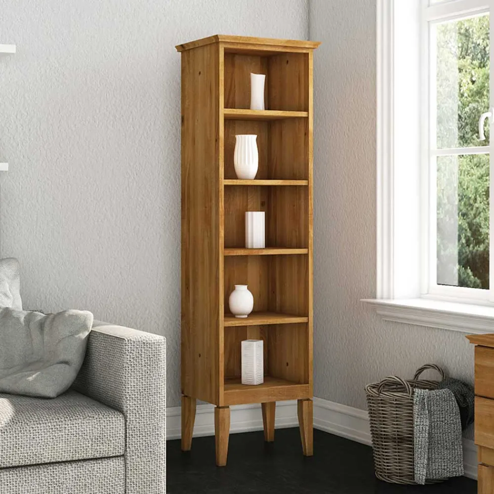 Wohnen Standregal Masdamos aus Wildeiche massiv