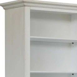 Wohnen Vitrinen|Wohnzimmer-Vitrinen*Standregal mit fünf Fächern in Antikweiß - Annot