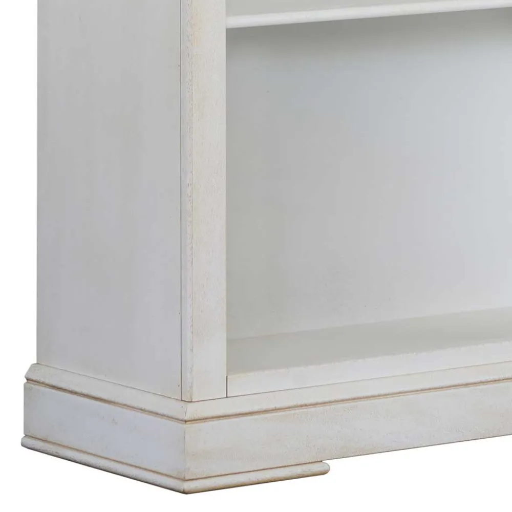 Wohnen Vitrinen|Wohnzimmer-Vitrinen*Standregal mit fünf Fächern in Antikweiß - Annot