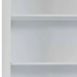 Wohnen Vitrinen|Wohnzimmer-Vitrinen*Standregal mit fünf Fächern in Antikweiß - Annot