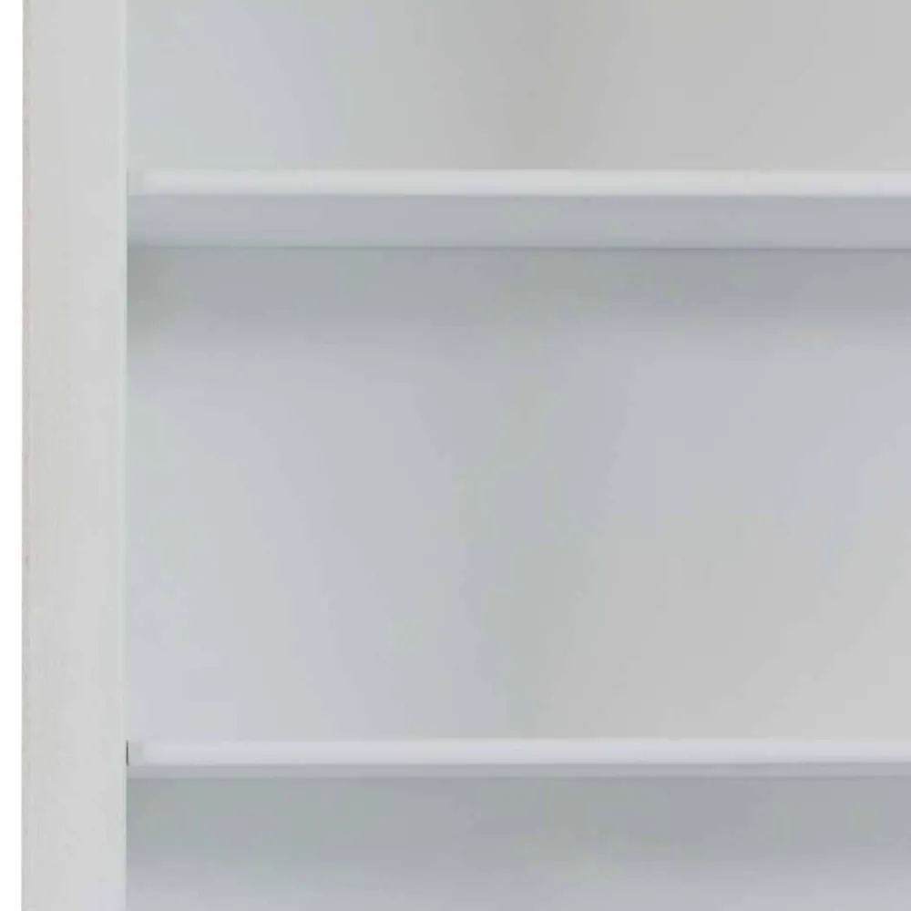 Wohnen Vitrinen|Wohnzimmer-Vitrinen*Standregal mit fünf Fächern in Antikweiß - Annot