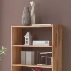 Wohnen Standregal Pegasuss aus Buche Massivholz