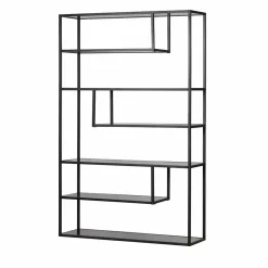 Wohnen Standregal Volbra in Schwarz