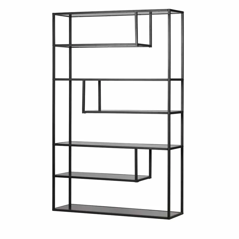 Wohnen Standregal Volbra in Schwarz