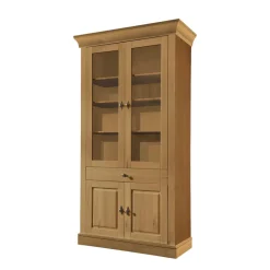 Wohnen Esszimmer-Vitrinen*Standvitrine Piatra aus Kiefer teilmassiv