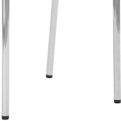 Wohnen Bürostühle*Stapelbarer Armlehnenstuhl in Grau Stoff - Lovanna