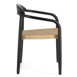 Wohnen Stapelbarer Armlehnenstuhl im Skandi Design - Giulietta (4er Set)