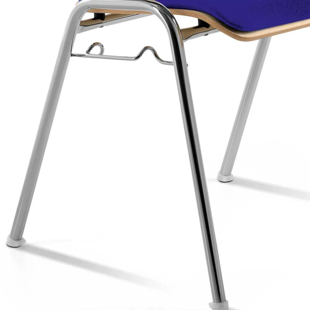 Wohnen Graue Möbel|Küchenstühle*Stapelstuhl in Blau & Buche - Caritera