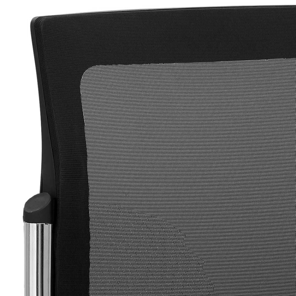 Wohnen Bürostühle*Stapelstuhl in Schwarz & Rot & Chrom - Oona