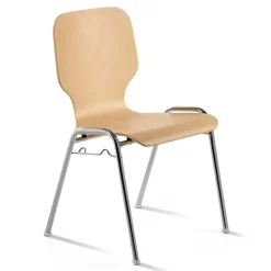 Wohnen Küchenstühle|Esszimmerstühle*Stapelstuhl mit Schalensitz in Buche - Berit